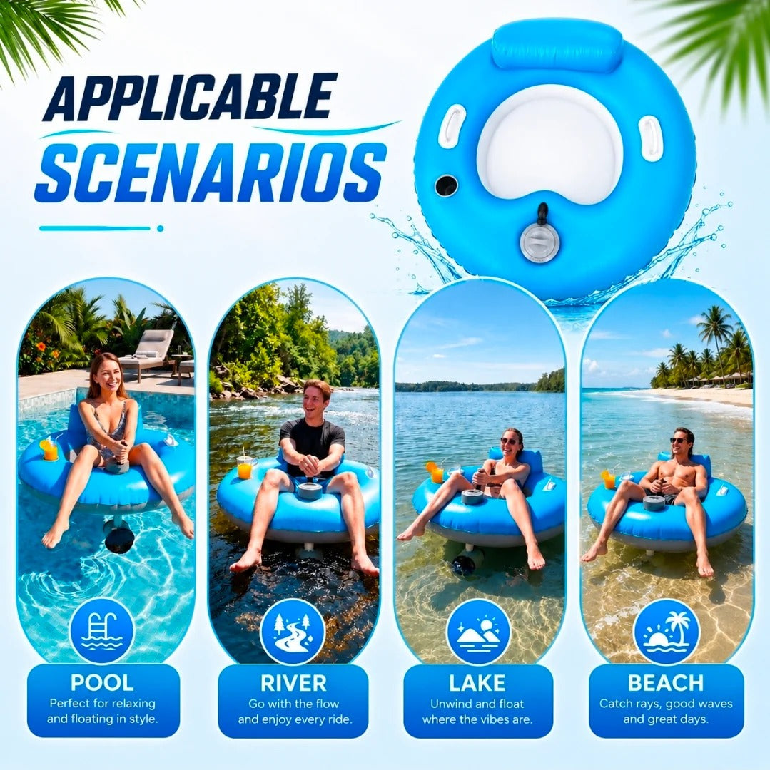 ChillNova™ | Premium Motorized Water Lounger